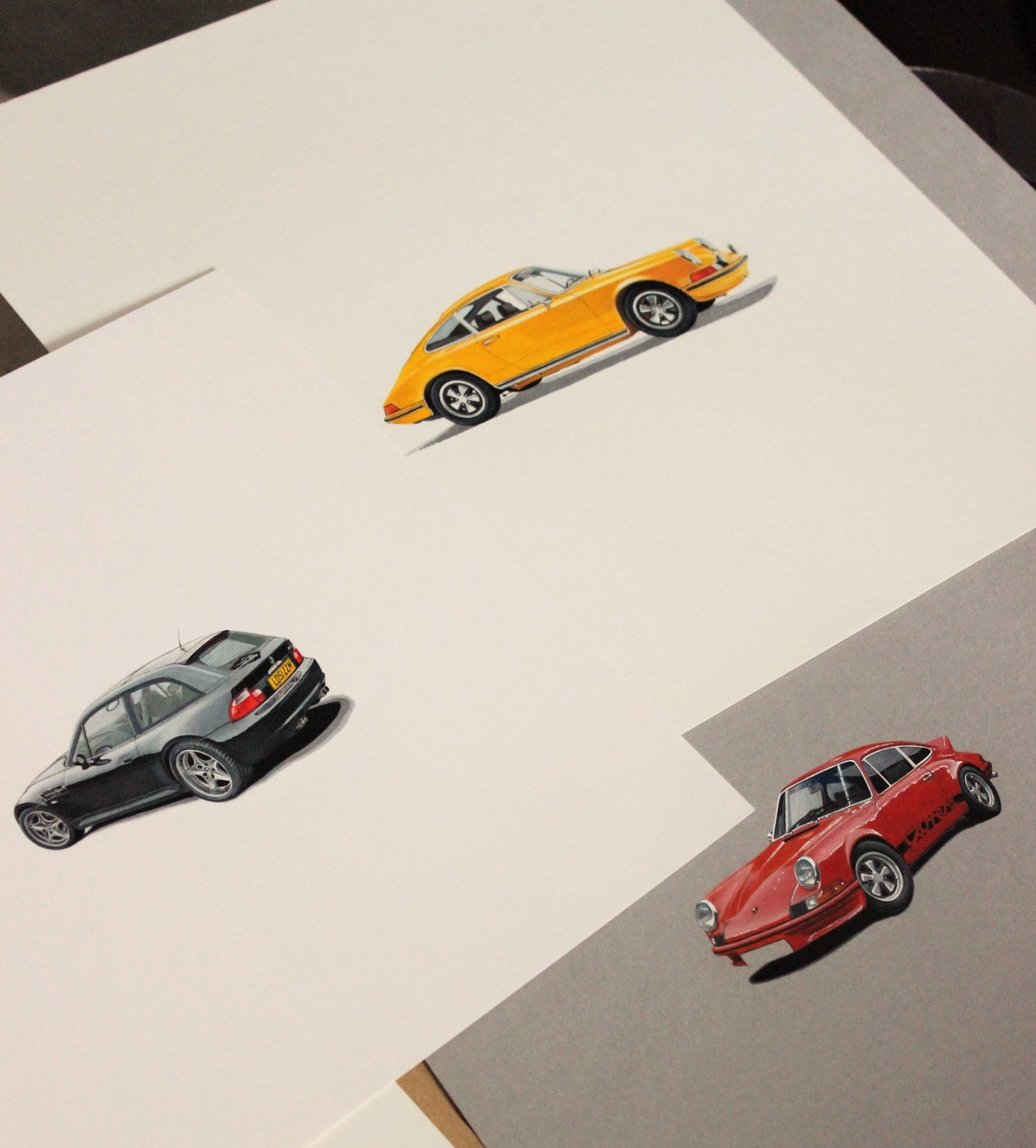 Porsche 911S (signal yellow) - Side