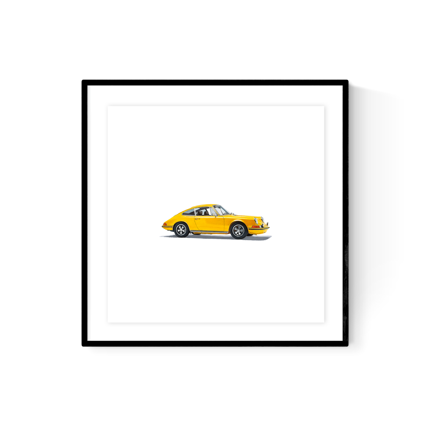 Porsche 911S (signal yellow) - Side