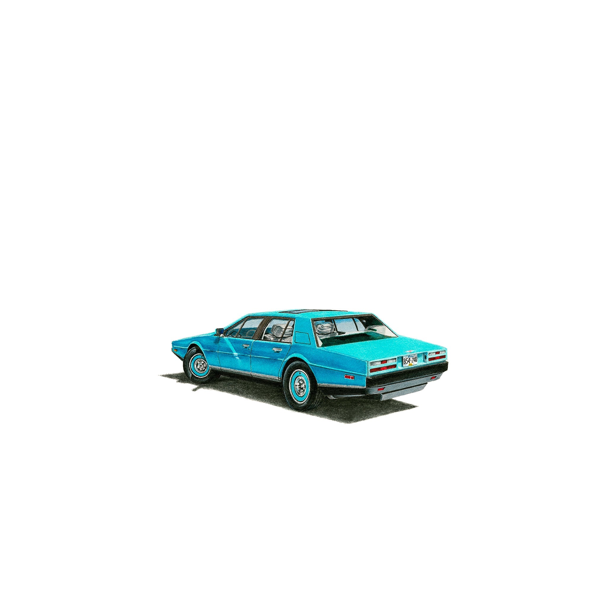 Aston Martin Lagonda - Limited Edition Giclée Print | Arsenio 